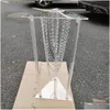 Party Decoration High Quality Transparent Clear Acrylic Flower Stand/ Table Centerpiece Imake094 Drop Delivery Home Garden F Dhphw