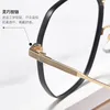 Zonnebrilmonturen Titanium Opticas Retro Brillen Recept Heren Dames Brillen Lezen Bijziendheid Oculos Brillen Polygoonmontuur Hoge graden