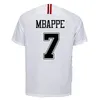 2018 2019 MBAPPE Mens Retro Soccer Jerseys Verratti Cavani Home Black Away Futebol Branco Camisas Di Maria T.Silva Draxler Uniformes