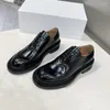 Chaussures habillées 2023 automne bloc sculpté unique femme semelle épaisse en cuir à lacets tête ronde britannique décontracté amour petit