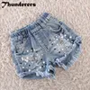 Shorts Girls Summer Jeans Pants With Belt for Baby Girl 100 Cotton High Quality 2023 Brand Kids Lovely 230412