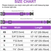 100 -stcs/lot reflecterende hondenkragen zachte neopreen gevoerde ademende nylon huisdier kraag verstelbaar voor middelgrote honden 5 maat