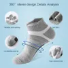 Men's Socks 5 Pairs High Quality Socks Men Summer Outdoor Casual Cotton Socks Short Breathable Black Ankle Socks Run Sports Socks Size 38-45 230412