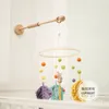 Rattles Mobiles 1pc Baby trävägg Bed Bell Bracket Hanging Toy Hanger Crib Holder Arm Accessories 230411