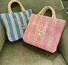 Designer-Catwalk-modellen Strawtas eenvoudige en praktische tote handtassen portemonnees ontworpen voor mannen vrouwen klassiek