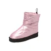 Vinterdesignerskor värmer snöstövlar Cashmere Eiderdown Women loafers Luxury Pashm Casual Waterproof Comfort Chunky Designer Shoes YG53-7136