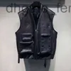 Hommes Gilets DesignerMens Femmes Gilets En Cuir Coupe-Vent Vestes De Mode Gaufrage Gilet Pour Femmes Hommes Élégant Tactique Gilets Modèle Classique Survêtement PN4D