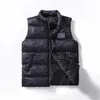 M-3xl Down Cotton Waistcoat dla mężczyzn jesień zima luźna kamizelka bez rękawów