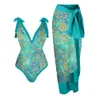 Dames badmode vrouw Retro zwempak vakantie strandkleding gedrukte strandjurk vintage designer badpak zomer surfkleding