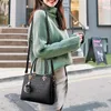HBP Purses Handväskor Soft Pu Leather Fashion Totes Bag Kvinnlig stor kapacitet axelväskor Röd färg 1014