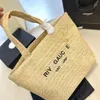 Designerska torba Tote Bag Torebka Luksusowe torby plażowe ze słomy Torby na ramię Summer Weave Vogue Torebka plażowa Hollow Out Travel Wiele opcji