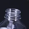 Storage Bottles 4 Pcs Hydro Jug Water Bottle Drink Clear Container Disposable Containers Lids Caps Customized