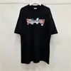 Mens Tshirts Kaliteli Vetements Moda Erkekler 1 1 Patchwork Mektup Kadınlar T büyük boy tee giyim 230411