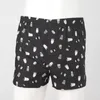 Underpants Men Loose Mid Waist Elastic Waistband Shorts Nightwear Stylish Printing Boxer Underwear Sleepwear