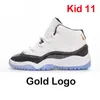 2024 Jumpman 11 Kids Basketball Shoes 11s Cool Gray Boy Gir Blue White Black Gray Fashion Multi-Color Outdoor Children