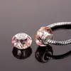 Perle sciolte alla moda perle in vetro in cristallo sfaccettato perle murano perle europee si adattano per perle di collana da bracciale 100pcs /lot lt345