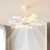 Home Decorative Led Ceiling Lamps Chandelier Fan Bedroom With Light And Control Fans Fixture