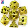 7pc/set Dice Set Leisure Sports Games Hoge kwaliteit multisided 22 met Marble Effect D4 - D20 Dungeon en Dragons DD