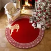 Carpet Christmas Xmas Tree Elk Snowflak Round Carpet Rug Floor Door Mat Living Room Table Nordic Large Area Rug Bedroom Decor Carpet 231110