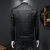 Kurtki męskie list gwiazdy Jacquard Men Vintage Business Bomber Jacket 2023 Fall Social Club Stroje Floral Streetwearmen's