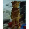 Boże Narodzenie Cute Brown Bear Mascot Costume Wysoka jakość postaci z kreskówek Stroje Halloween karnawałowe sukienki dla dorosłych rozmiar urodzinowy strój na zewnątrz