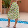 Rokken cactus rok spandex jeugd lente mooie patronen midi