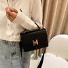 حقيبة أزياء حقيبة مصممة للنساء 2023 New H Button Bag Bag Bag Square Square Bag عالية الجودة