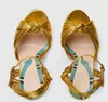 2023 Sandals Lucky Classic Sexy Lip Snake Open Toe Wedding 10,5 cm Sandals Sandals Sandals Tamanho 34-44 02