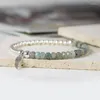 Strand Natural Stone Wheel Beaded Bracelet Labradorite Silver Color Beads Bracelets Stretch Wing Charm For Men Women Jewelry