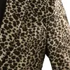 Herrdräkter män Slim Designs Masculino Homme Terno Stage Costumes For Singers Leopard Blazer Dance Clothes Jacket Star Style Dress