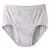 Underpants 95KG Solid Fat Plus Size Men's Underwear Mens Underwear 100% Cotton Comfortable Breathable Loose Large Size Men Briefs Panties W0412