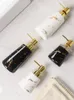 Liquid Soap Dispenser Nordic Ceramic Lotion Bottle Hand Sanitizer Shampoo Body Wash Press Badrumstillbehör 230411