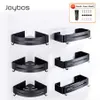Badezimmer-Aufbewahrungsorganisation Joybos Space Aluminium-Regal Duschregale ohne Bohren Wandmontageregal Eckzubehör307B