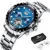 Нарученные часы haiqin reloj hombres наблюдает за мужчинами 2023 Top Mechanical Automatic Sport Watch военный турбильон