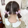 Hårtillbehör prinsessa båge klipp blomma flicka sida bowknot hårnål set koreanska stil barrett barn