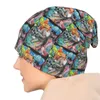 Bérets Pee Wee Herman Collage Knit Hat Snapback Cap Rave Hats pour femmes hommes