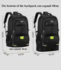 Expansões de 65L de 65L para a mochila ao ar livre escalada de viagens Rucksack Sports Camping Highking School Bag Pack For Male feminino 230412