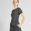 Активные рубашки спортивные футболка женская сексуальная спина сетчатая сетчатая сетчатая сетчатая фитнес-костюм быстро сушка одежды с коротким рукавом йога