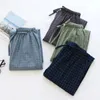 Vêtements de nuit pour hommes, pantalons de salon de marque, pantalons de survêtement, Slim, doux, bas actifs, coton à carreaux, poches de pyjama