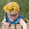 Saç Aksesuarları Çocuk Naylon Büyük Band Solid Bebek Baş Kafa Kafa Baş Bandı Yay Çiçek Çocuk Kavşağı
