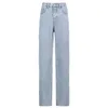 Jeans para mujer Hip Butterfly Print Harajuku Moda Mujeres Streetwear Casual Baggy Straight High Cintura Mamá Denim Oversize 90s IAMTY