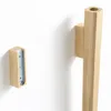 Jarrones de madera para colgar en la pared, jarrón nórdico Simple, hidropónico, chino, tradicional, Zen, bonsái, botella de vidrio, madera maciza, 41cm, P230411