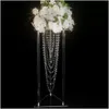 Decorazione per feste Supporto per fiori in acrilico trasparente trasparente di alta qualità / centrotavola Imake094 Drop Delivery Home Garden F Dhphw
