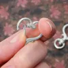 50 DIY Anahtar Keychain Pentans'ın Anahtar Paketi Yıldız/Kalp Bahar Toka Anahtar Halkalar Dönüşlü Kirki Snaps Hook Aksesuar