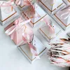 Nuova piramide triangolare marmo scatola di caramelle bomboniere e scatole regalo scatola di cioccolatini bomboniera omaggi scatole forniture per feste Y12286k