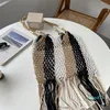 Sacs à bandouliers tressés Crochet Net Sac Femmes Femme Casual Woven Summer Travel Beach Bucket Tote Purs à main sac à main