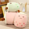 25-35cm Cartoon Bubble Tea Cup Shaped Pillow Real-life Stuffed Soft Back Cushion Funny Food Gifts for Kids Girlfriend Birthday