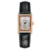 Orologi da polso quadrante quadrato quadrato orologio in pelle nera per donne abiti sportivi affari casual orologio da polso da donna relogio