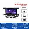 Lettore video Dvd per auto touch screen Android da 10 pollici per Mitsubishi LANCER 2007-2015 con sistema di navigazione GPS Wifi 4g DSP