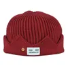 HBP Herbst und Winter Wollmelonen Melon Skin College -College -Kronen -Strickhut, amerikanisches Drama "River Valley Town" Ski Cap